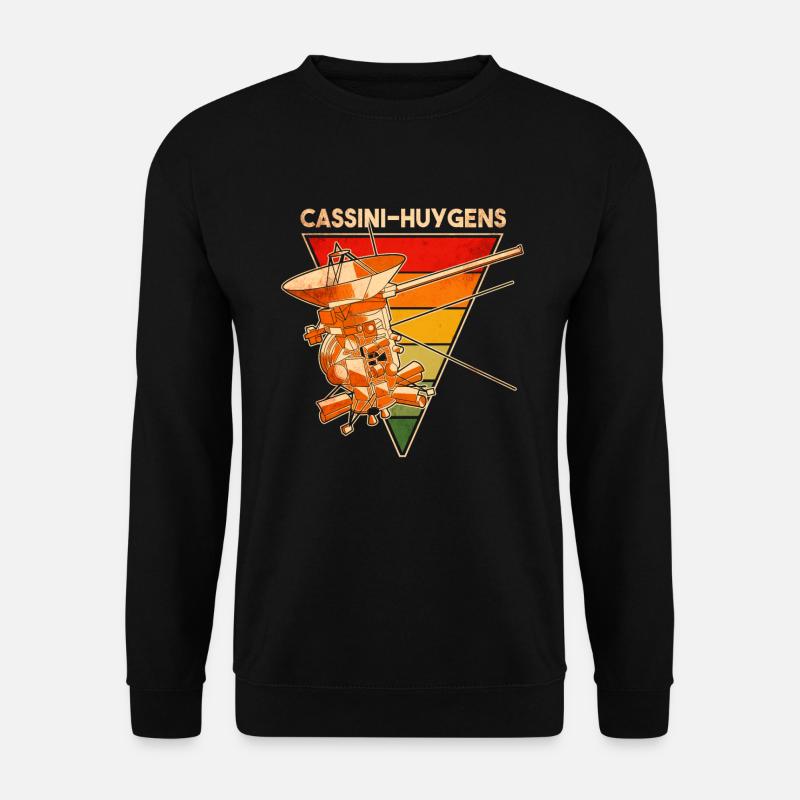 Cassini-Huygens Saturn spacecraft - Unisex Sweatshirt - black