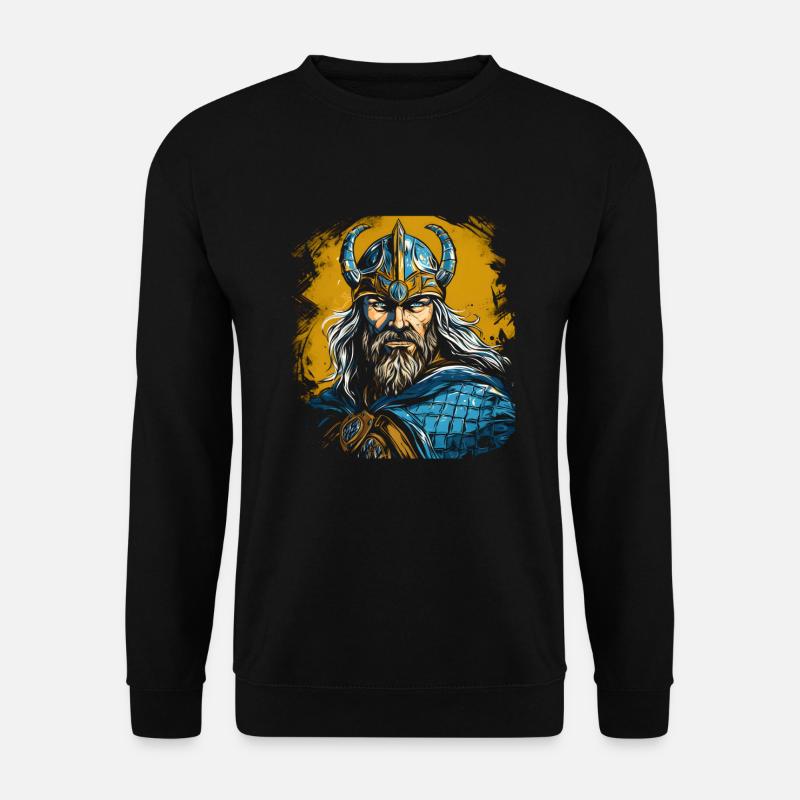 Wikinger Krieger - Unisex Pullover - Schwarz