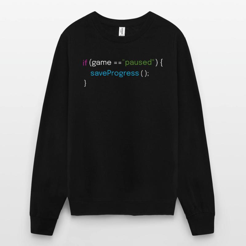 Gaming- und Coding-Design Unisex Pullover