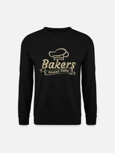 Bäcker Spruch Wortspiel Beruf Job Geschenk Hobby - Unisex Pullover - Schwarz