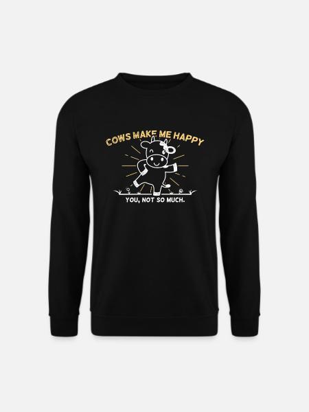 Kühe - Unisex Pullover - Schwarz