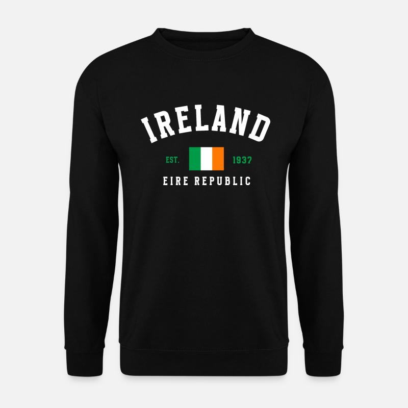 Irlande République Éire - Sweat-shirt Unisexe - noir