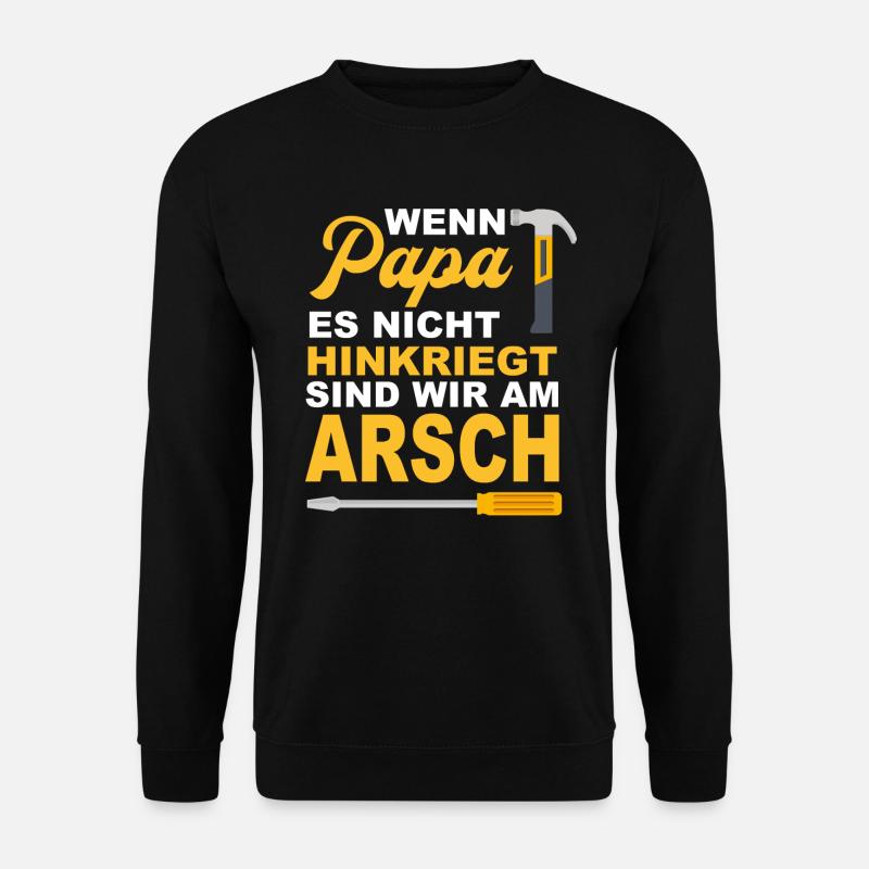 Father, dad, father's day, - Unisex Sweatshirt - black