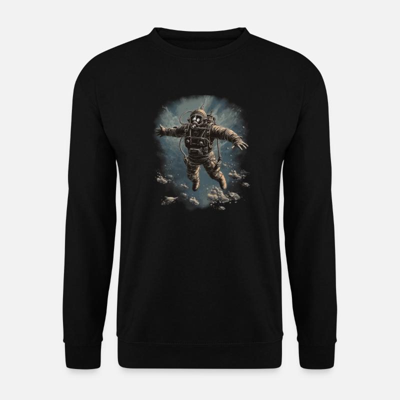 Plongeur - Sweat-shirt Unisexe - noir