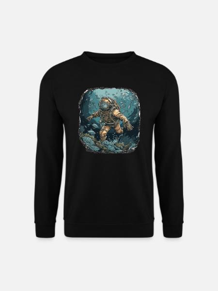Diver - Unisex Sweatshirt - black