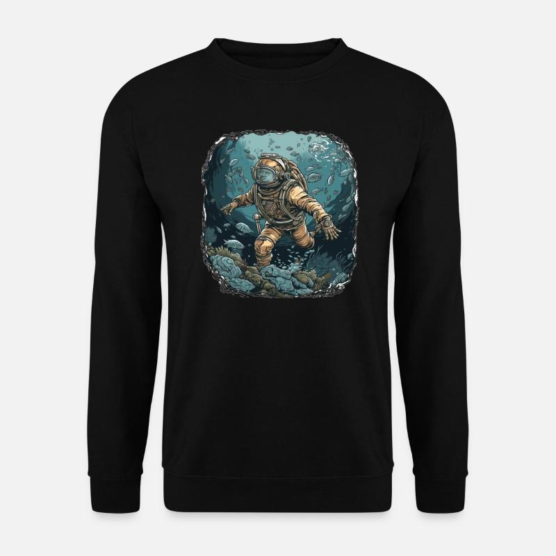 Plongeur - Sweat-shirt Unisexe - noir