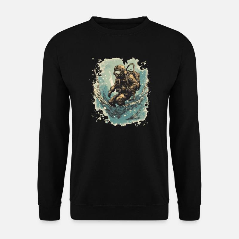 Diver - Unisex Sweatshirt - black