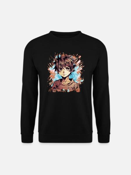 Anime Boy - Unisex Sweatshirt - black