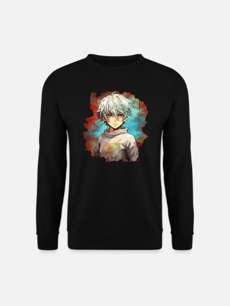 Garçon d’anime - Sweat-shirt Unisexe - noir