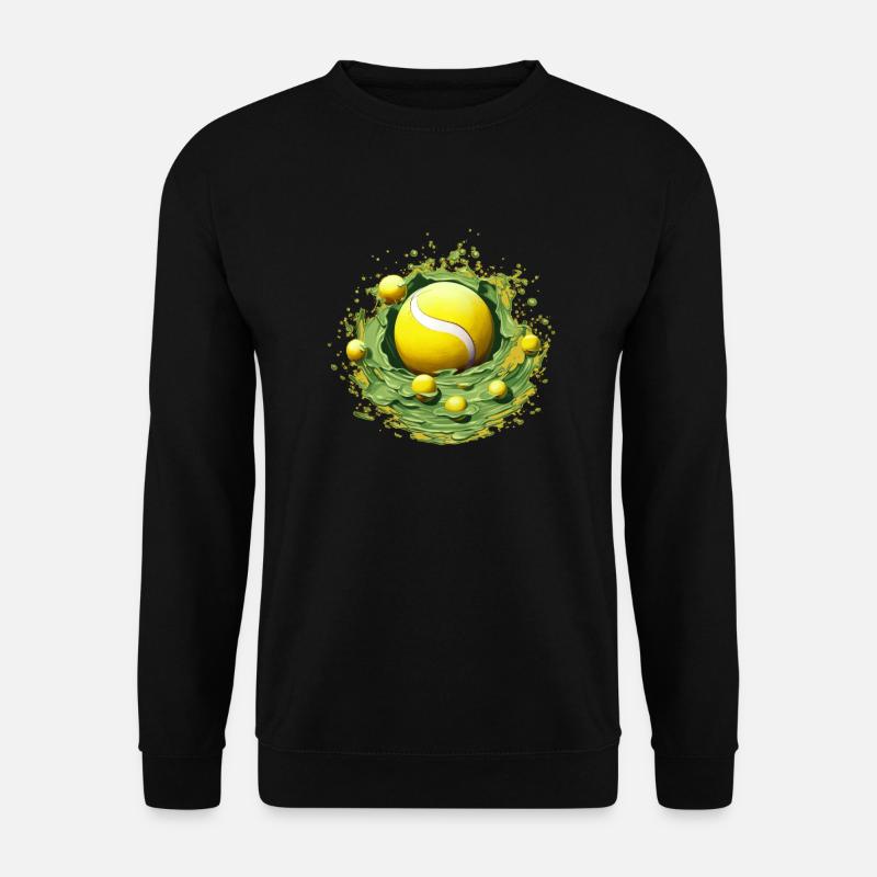 Tennis ball - Unisex Sweatshirt - black