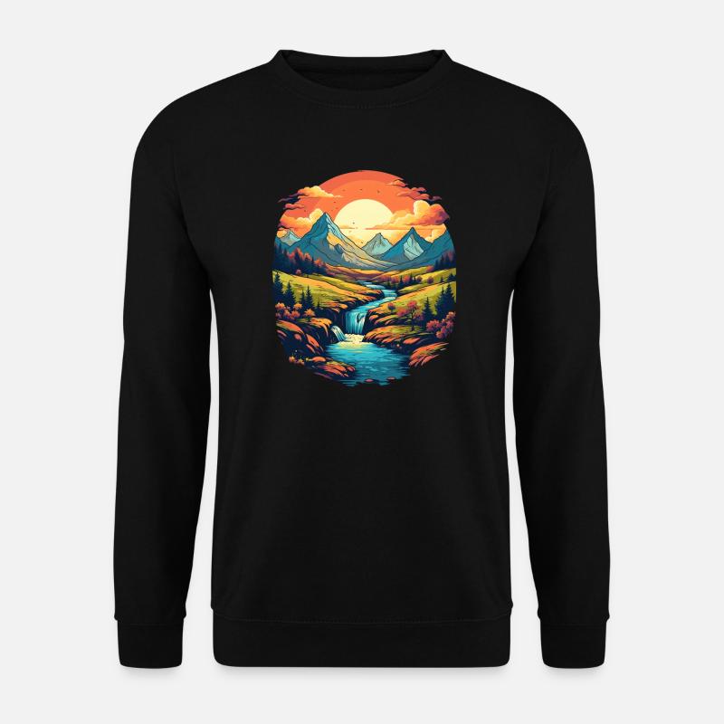 Landscape - Unisex Sweatshirt - black