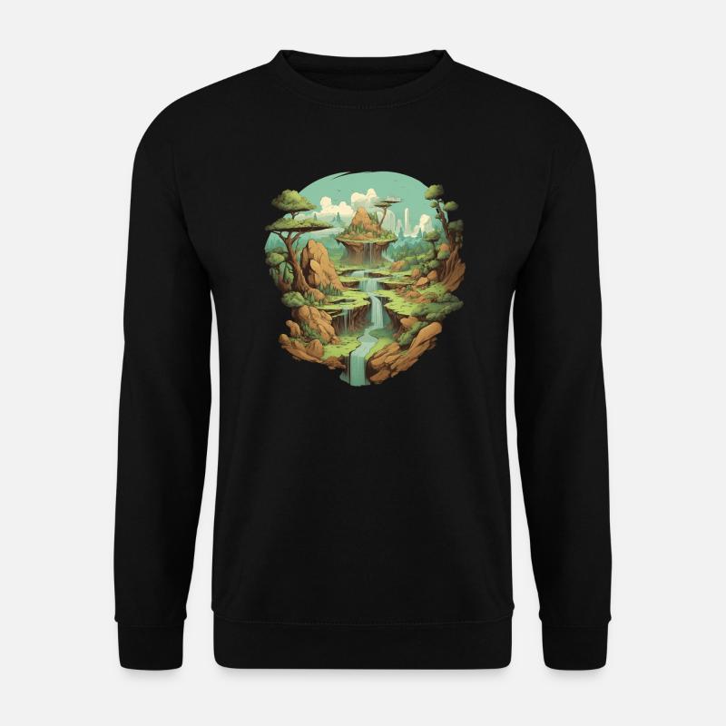 Landscape - Unisex Sweatshirt - black