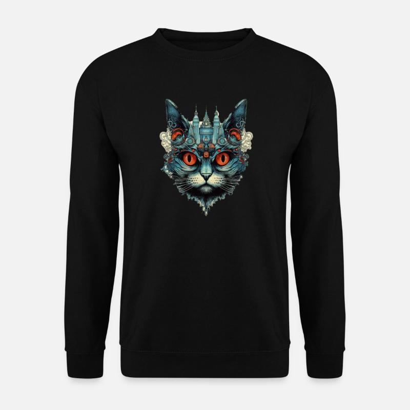 Chat - Sweat-shirt Unisexe - noir