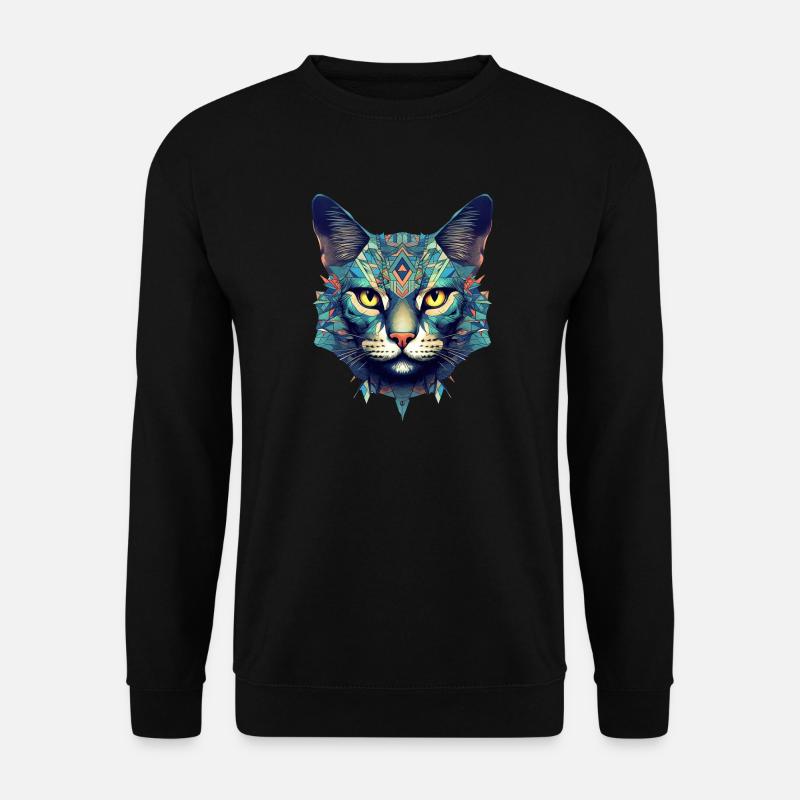 Chat - Sweat-shirt Unisexe - noir