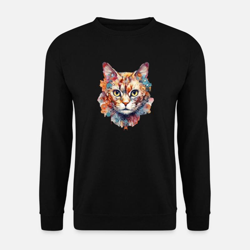 Chat - Sweat-shirt Unisexe - noir