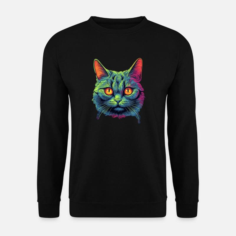 Cat - Unisex Sweatshirt - black