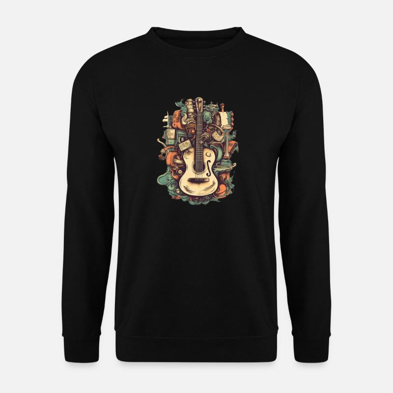 Instruments de musique - Sweat-shirt Unisexe - noir