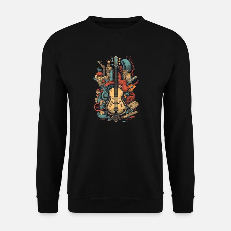 Musik Instrumente - Unisex Pullover - Schwarz