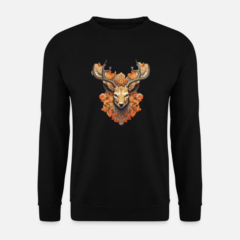 Deer - Unisex Sweatshirt - black