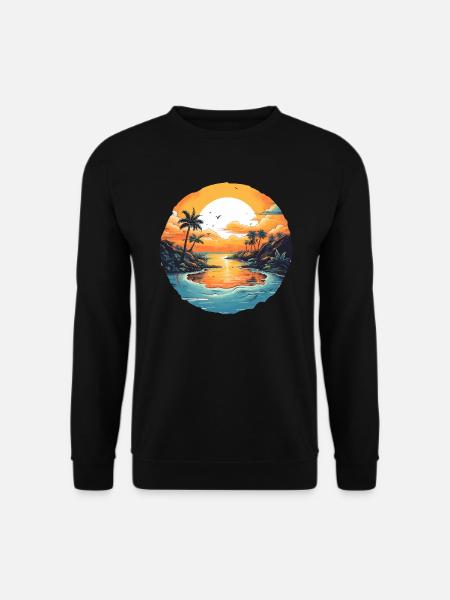 Plage - Sweat-shirt Unisexe - noir