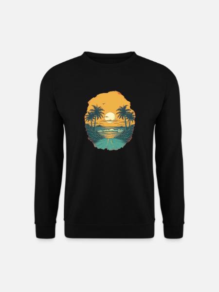 Beach - Unisex Sweatshirt - black