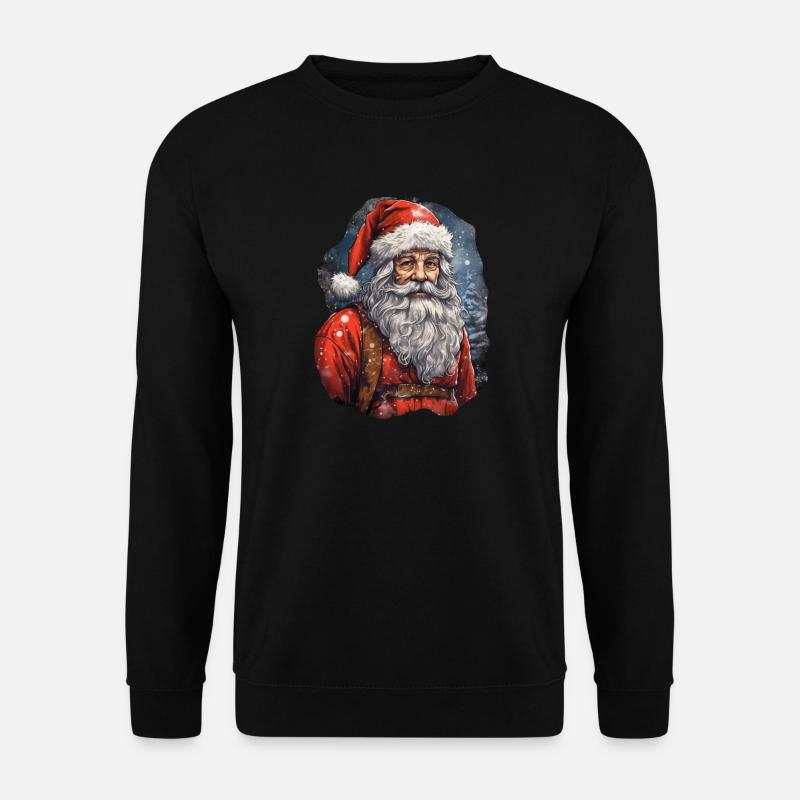 Weihnachtsmann - Unisex Pullover - Schwarz