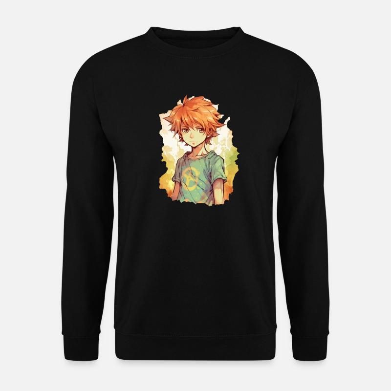 Anime Boy - Unisex Sweatshirt - black