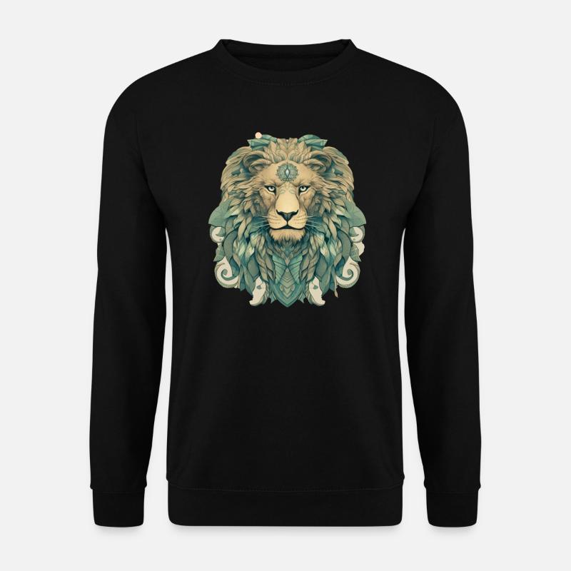 Lion - Unisex Sweatshirt - black