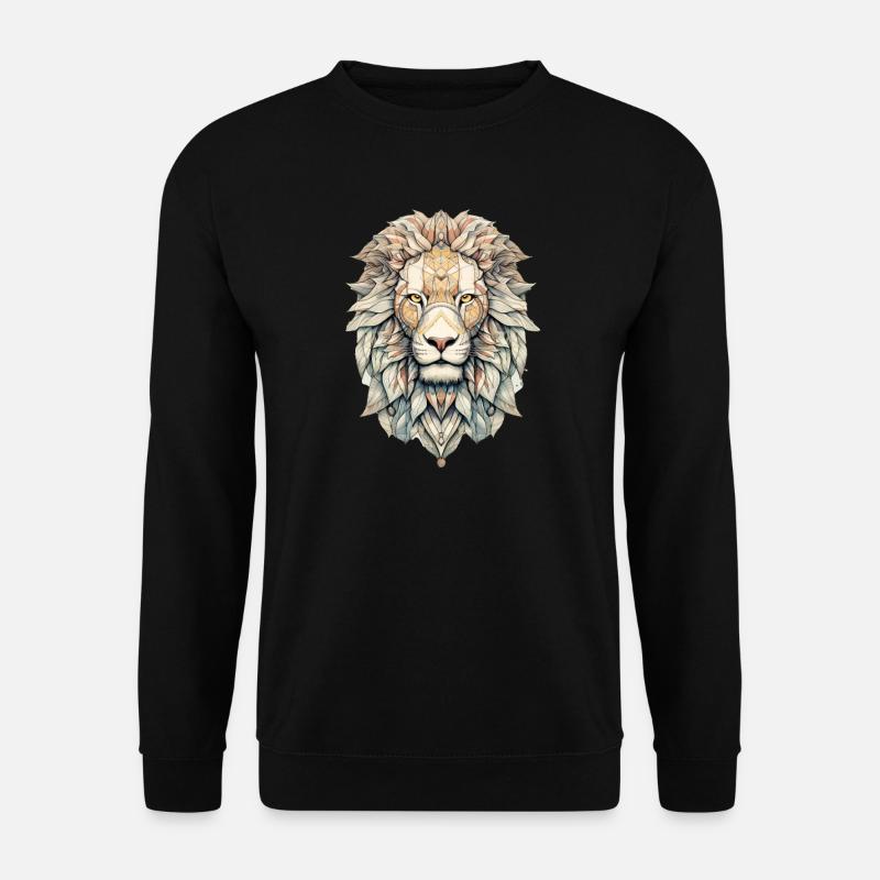 Löwe - Unisex Pullover - Schwarz