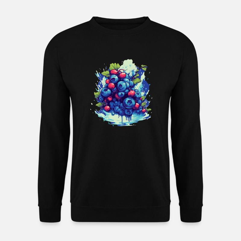 Blueberry - Unisex Sweatshirt - black
