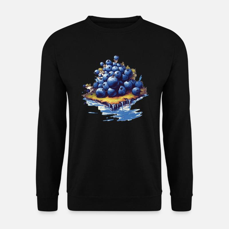 Blueberry - Unisex Sweatshirt - black