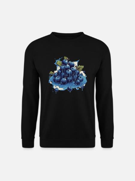 Blueberry - Unisex Sweatshirt - black