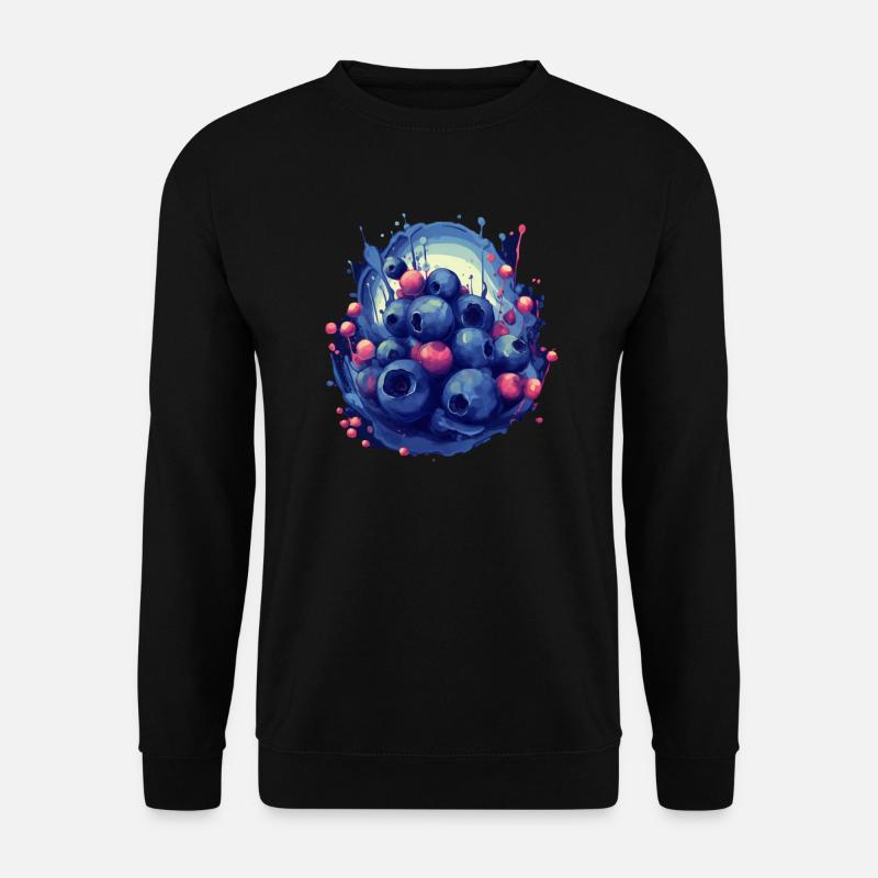 Blueberry - Unisex Sweatshirt - black