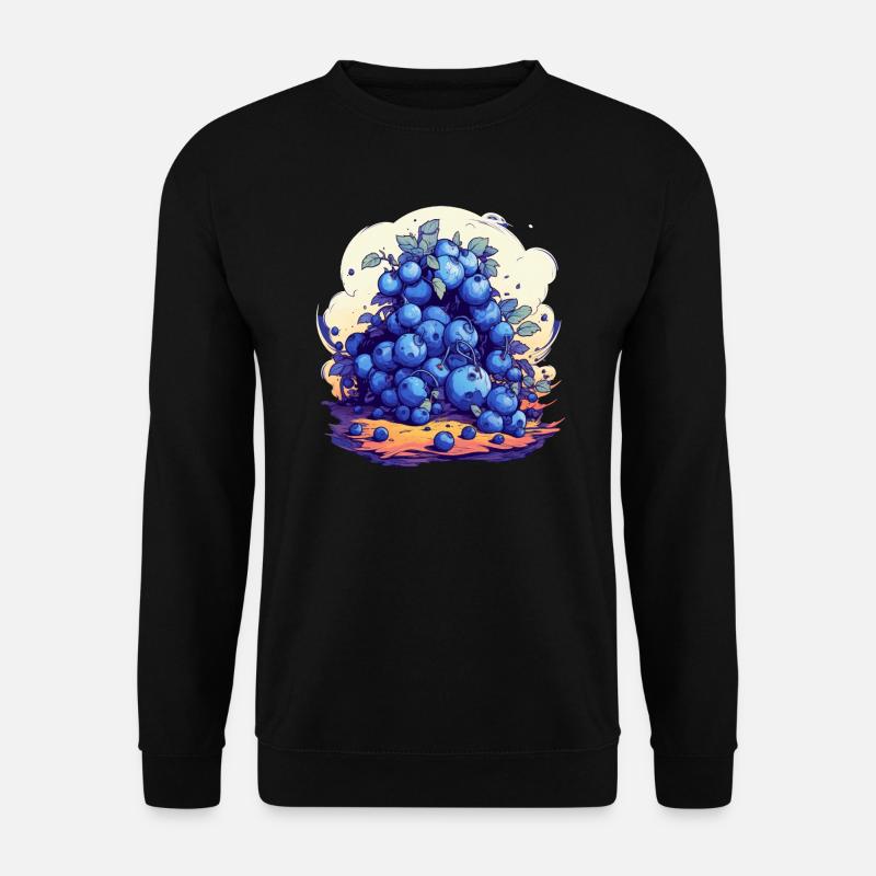 Myrtille - Sweat-shirt Unisexe - noir