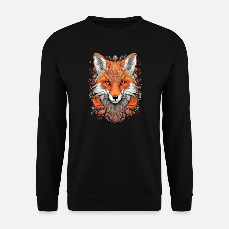 Renard - Sweat-shirt Unisexe - noir