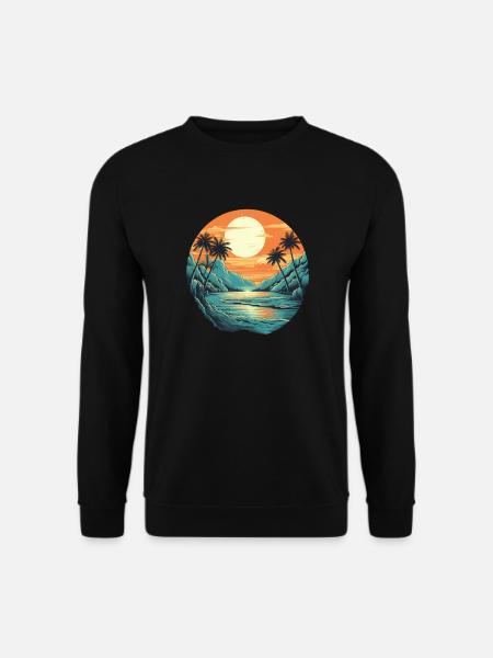 Beach - Unisex Sweatshirt - black