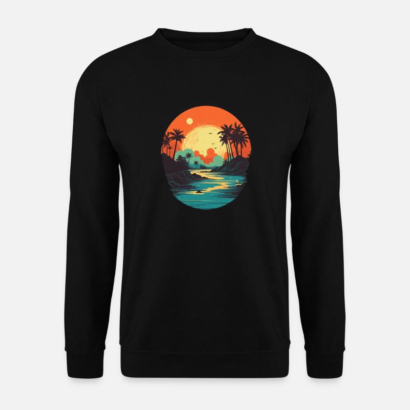 Beach - Unisex Sweatshirt - black