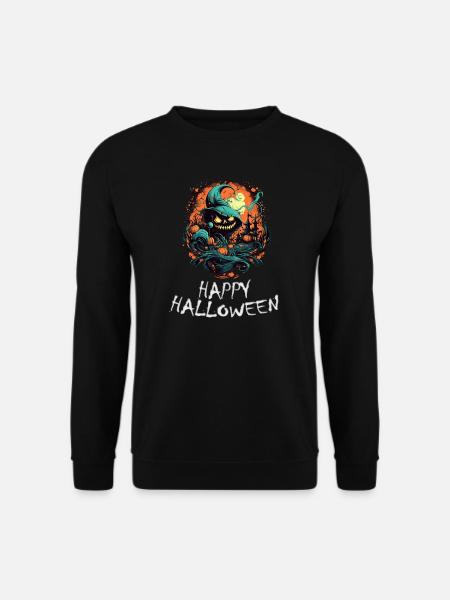 Halloween - Happy Halloween - Unisex Pullover - Schwarz