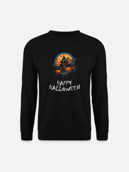 Halloween - Happy Halloween - Unisex Pullover - Schwarz