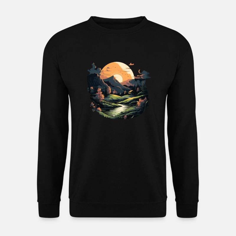 Landscape - Unisex Sweatshirt - black