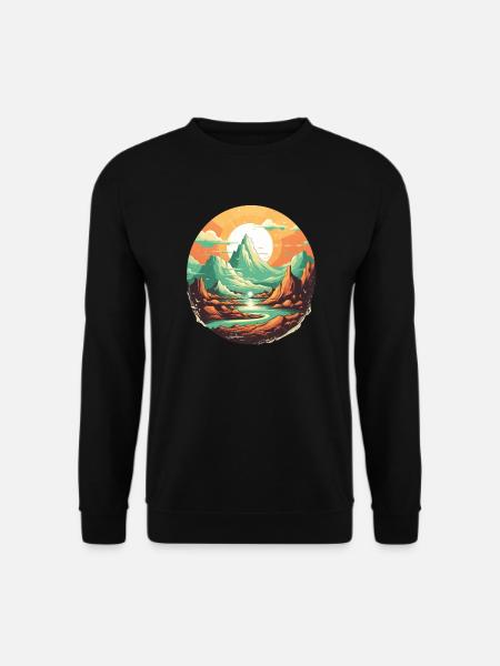 Landscape - Unisex Sweatshirt - black