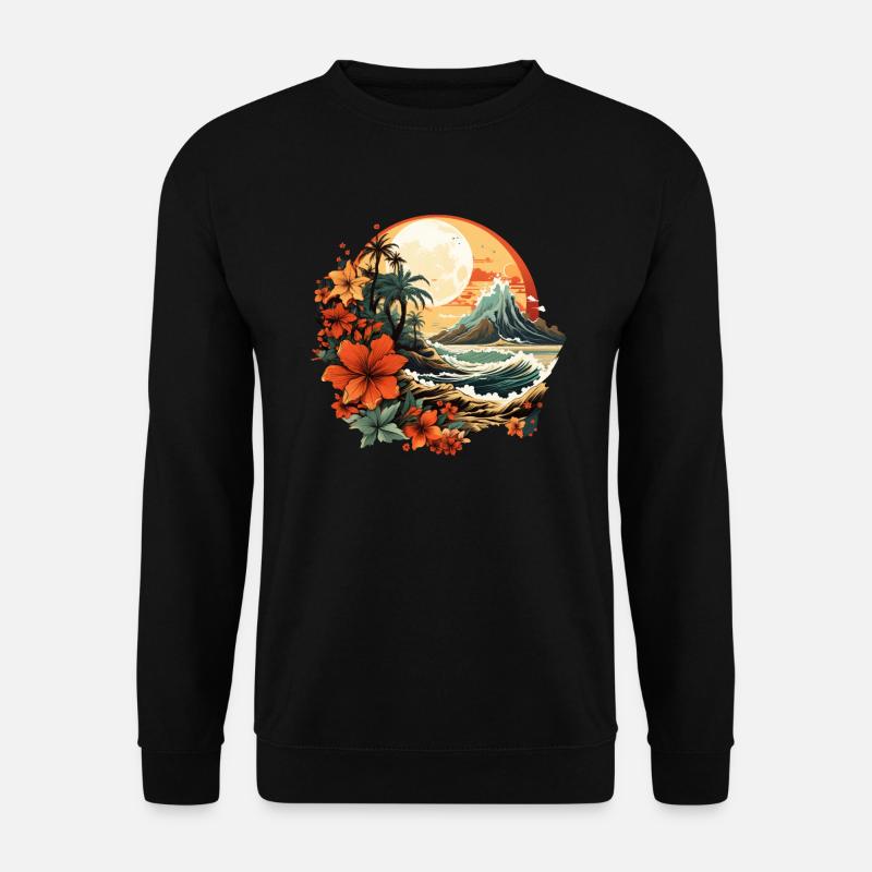 Tropical - Sweat-shirt Unisexe - noir