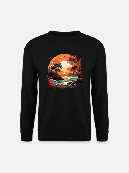 Tropical - Unisex Sweatshirt - black