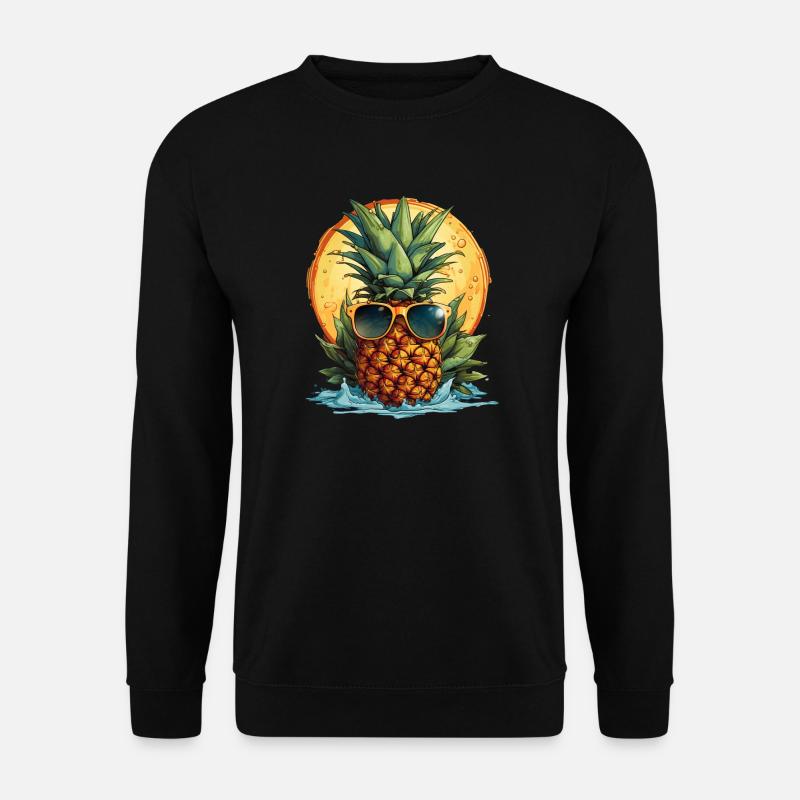 Ananas - Sweat-shirt Unisexe - noir