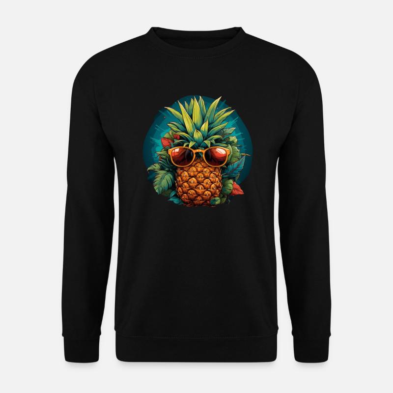 Ananas - Sweat-shirt Unisexe - noir