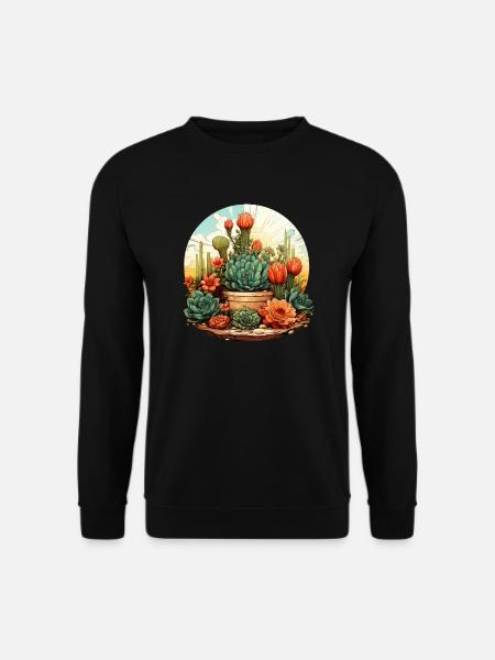 Cactus - Unisex Sweatshirt - black