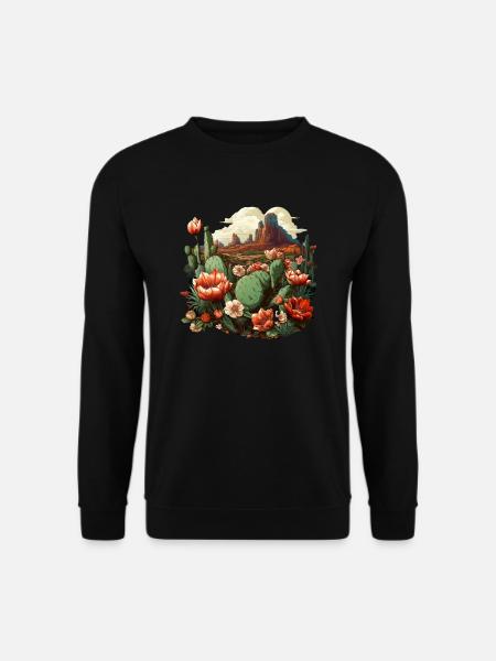Cactus - Sweat-shirt Unisexe - noir