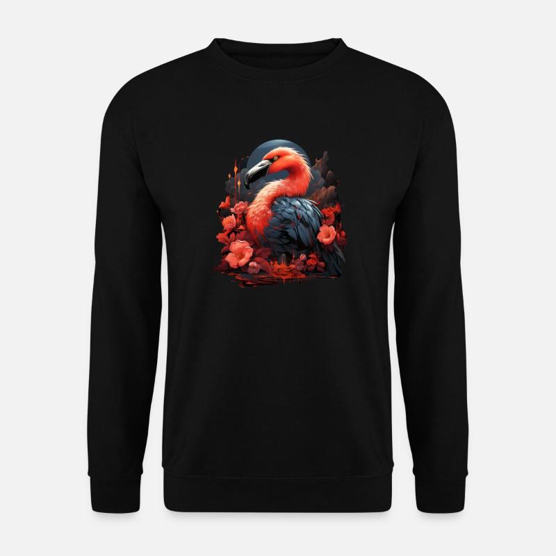 Flamingo - Unisex Pullover - Schwarz