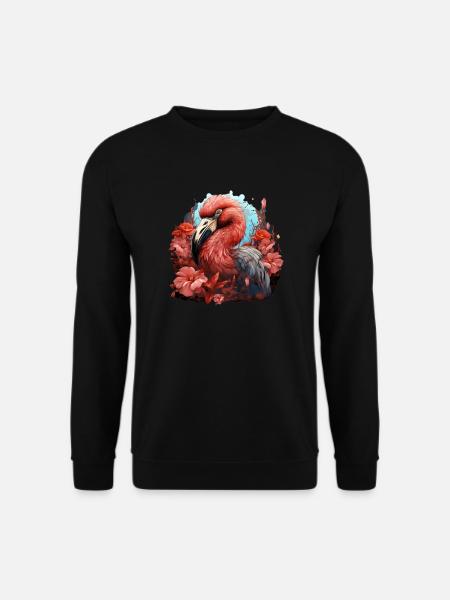 Flamingo - Unisex Sweatshirt - black