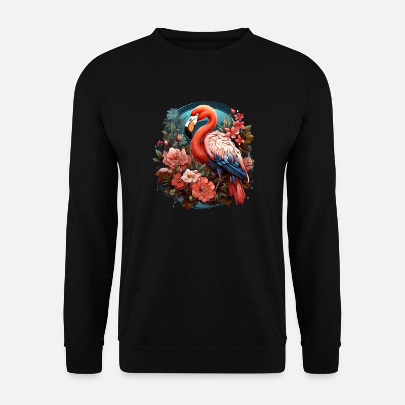Flamingo - Unisex Sweatshirt - black